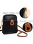 Günlük Deri Crossbody Çanta, Çok Fonksiyonlu Bozuk Para Cüzdanı (Yurt Dışından) 3
