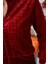 Bordo Peluş Kadife Kadın Eşofman Takımı 5