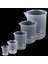 Beher Set / Ölçü Kabı - Plastik Şeffaf (Beher + Paspör Pipeti + Tüp Fırçası) 2
