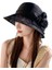 Eva Açık Gezi Organza Saksı Şapka Plaj Plaj Güneşlik Güneş Kremi Şapka - Siyah (Yurt Dışından) 1