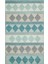 Jade Jd 01 Blue Natural Kazak Örgü Desenli El Dokuma Örgü Halı 1