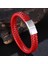 Erkek Deri Bileklik - Kırmızı (Yurt Dışından) 1