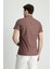 Kısa Kol Slim Fit Baskılı Gömlek 4