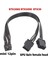 Adet Çift Pcıe 8 Pin Dişi - Mini 12 Pin Erkek Güç Adaptörü Kablosu (Yurt Dışından) 5