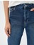 Normal Bel Kot Pantolon Hafif Dar Paça - Mom Jean 5