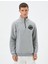 Yarım Fermuarlı Sweatshirt Kolej Baskılı Dik Yaka 3
