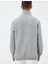 Yarım Fermuarlı Sweatshirt Kolej Baskılı Dik Yaka 4