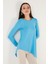 Asimetrik Kesim Bisiklet Yaka Bluz Kadın Bluz 5863545 1