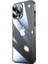 Apple Apple iPhone 13 Pro Kılıf Kamera Lens Korumalı Darbe Emici Şeffaf Kenarlı Renkli Sert Kapak (Riksos) 2