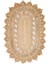 Solo CA-109 Natural Xw Oval El Dokuma Natural Jüt Hasır Halı 1