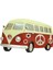 Minibüs Pano Kırmızı Vintage Dekoratif Ev Ofis Hediyelik 1