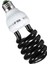E27 5W/7W/9W/15W/20W/36W/40W 220V Tasarruf Siyah Sahne Sprial Lamba Siyah Işık - Siyah, 9W (Yurt Dışından) 2