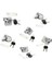 Dolap Çekmece Vitrini 2 2pcs Tuşlarıyla Kilidi 35X32MM A (Yurt Dışından) 4