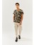 Kamuflaj Oversize RahatPamuklu Penye Bisiklet Yaka Kısa Kol Basic T-Shirt Classic Collection 4
