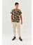 Kamuflaj Oversize RahatPamuklu Penye Bisiklet Yaka Kısa Kol Basic T-Shirt Classic Collection 3