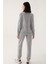 Simple Stylish Gri Kadın Eşofman Takımı 5