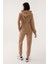 Stylish Açık Kahverengi Kadın Eşofman Takımı 5