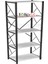 Tuliplife 5 Raflı Dekoratif Metal Beyaz Kitaplık, TLPK05S.B 1