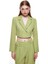 Kruvaze Crop Blazer Ceket Olive 1