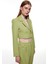 Kruvaze Crop Blazer Ceket Olive 3