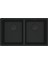 - Mrg 120-35-35 Matt Black Tezgahaltı Granit Evye 1