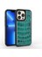 iPhone 13 Pro Max Uyumlu Kılıf Wiwu Croco Pattern Calfskin Orjinal Deri Kapak 1