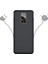 Pw-05 Hızlı Şarj LED Göstergeli Micro Lightning Type-C Kablolu Taşınabilir Powerbank 10000MAH (Siyah) 1