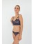 Kadın Çizgili Tül Balensiz Bralet 5