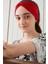Kırmızı Çocuk Genç Bandana Saç Bandı Ekstra Yumuşak Esnek Doğal %100 Pamuklu Penye 2