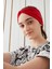 Kırmızı Çocuk Genç Bandana Saç Bandı Ekstra Yumuşak Esnek Doğal %100 Pamuklu Penye 4