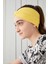 Yaşayan Sarı Çocuk Genç Bandana Saç Bandı Ekstra Yumuşak Esnek Doğal %100 Pamuklu Penye 3