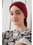 Bordo Çocuk Genç Bandana Saç Bandı Ekstra Yumuşak Esnek Doğal %100 Pamuklu Penye 3