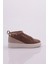 ES851 Kadin Kalin Taban Halhal Detayli Silver Taşli Sneakers Ayakkabi 1