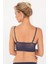 Kadın Çizgili Tül Balensiz Bralet 4