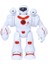 Füze Atan Sesli ve Işıklı Robot Kırmızı-Beyaz 2