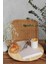 Peçete Pötikare Fistolu 6 Lı Retro 20X30 cm Kahve 5
