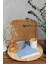 Peçete Pötikare Fistolu 6 Lı Retro 20X30 cm Mavi 1
