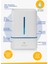 Alman Tasarım Ultrasonik Sessiz Ledli Dokunmatik 3.8 lt Su Tanklı Buharlı Hava Nemlendirme Cihazı 1