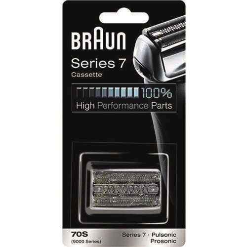 Braun 4210201072942 7 Serisi Yedek Başlık Kaset 70S Paslanmaz Çelik Malzeme ile Uzun Ömürlü Kullanım