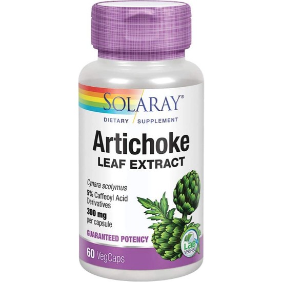 Solaray Artichoke Leaf Extract 600 mg 60 Vegcapsul Healthy Fiyatı