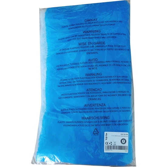 Faf Akvaryum Temizlik Filtresi Mavi Beyaz Elyaf Çift Katmanlı Biyolojik Arıtma Filtre Paketi 2 Adet