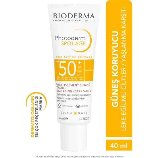 Bioderma Photoderm Spot-Age Güneş Koruyucu SPF50+ 40ml