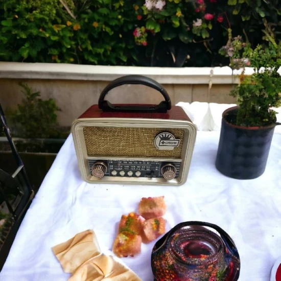 Cannavaro CM-860T Bt Nostaljik Radyo, USB ve Tf Kart Oynatıcı, 3 Band Fm Radyo, Müzik Kutusu