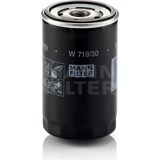 Mann Fılter Vw Passat B6 1.6 Yağ Filtresi 2006-2011 Mann Filter W719/30