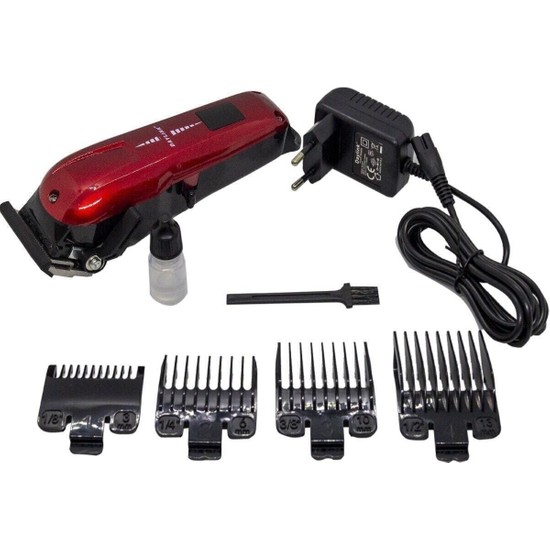 Daylink RD-6018 Profesyonel Tıraş Makinesi Kablosuz Kullanım Kırmızı ve Altın Renk Seçenekleri