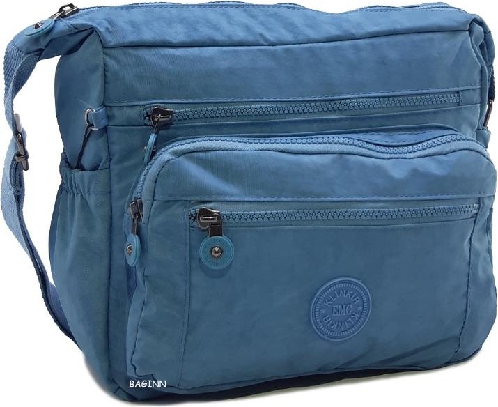Baginn Klinkır Kadın Postacı Çanta Çok Cepli Çapraz Askılı Yağmura Dayanıklı Kumaş