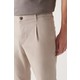 Avva Erkek Bej Yandan Cepli Comfort Slim Fit Dar Kesim Pantolon E003021