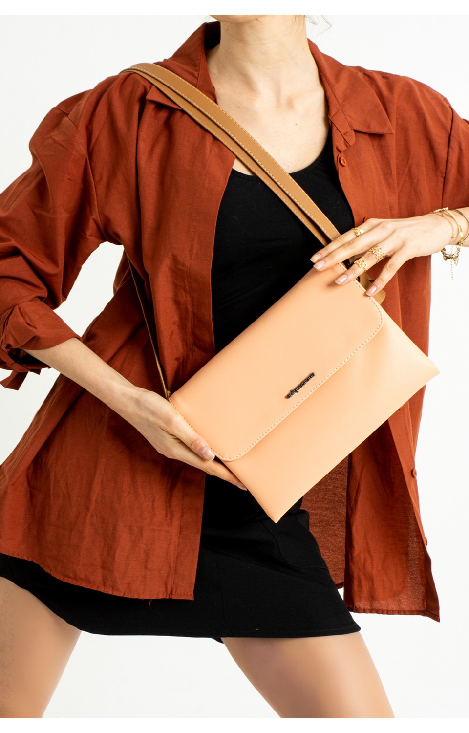 unique crane bags Kadın Siyah Çapraz, Omuz, Postacı Çantası görsel 8