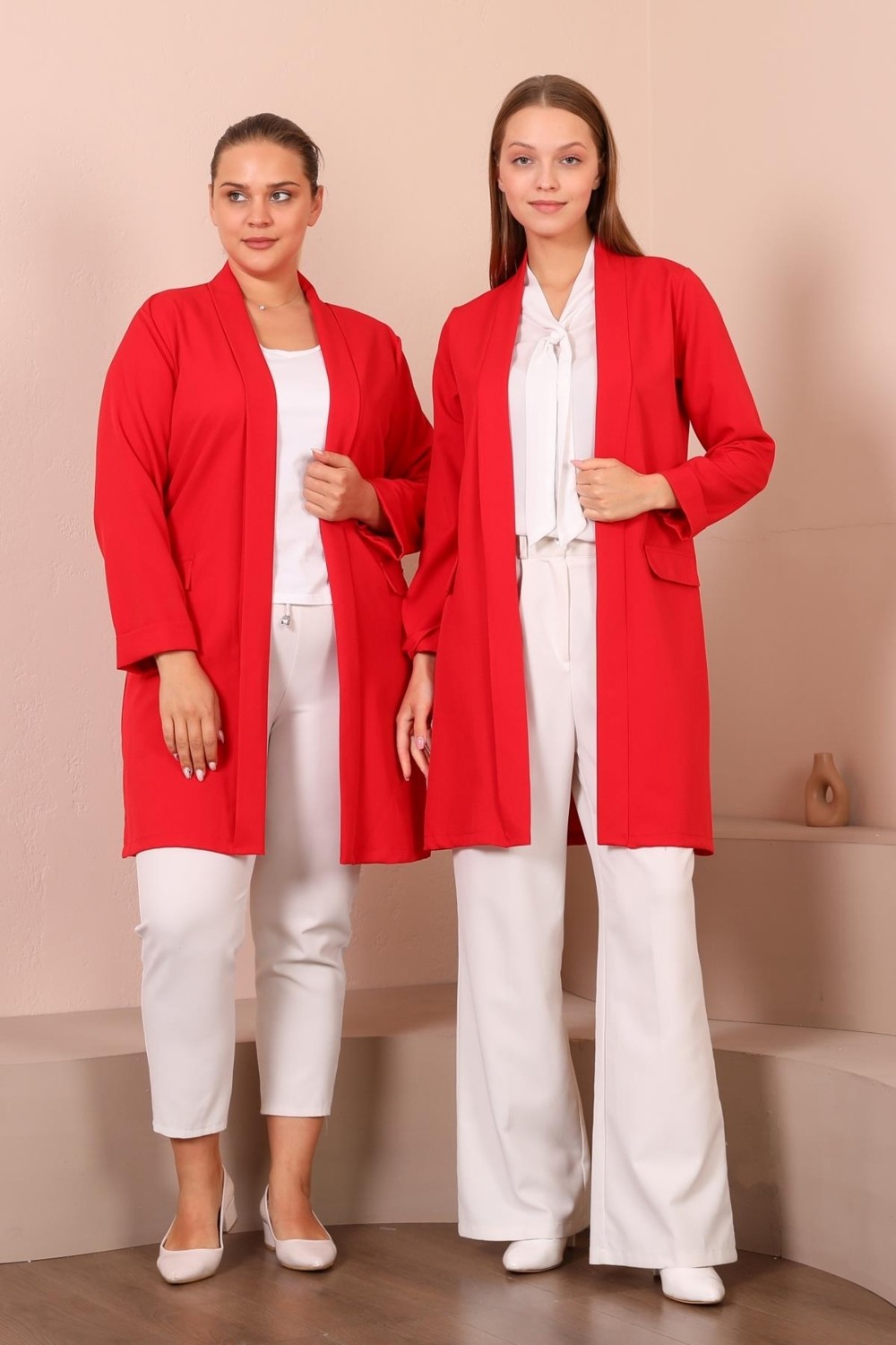 FERACE Blazer Buyuk Beden Kadin Ceket Tesettur Giyim Blazer Ceket