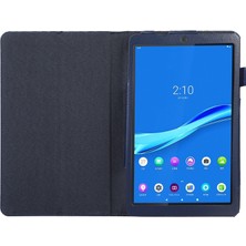 Puluz Lenovo Tab M8 4th Gen Için Deri Tablet Kılıfı - Koyu Mavi (Yurt Dışından)